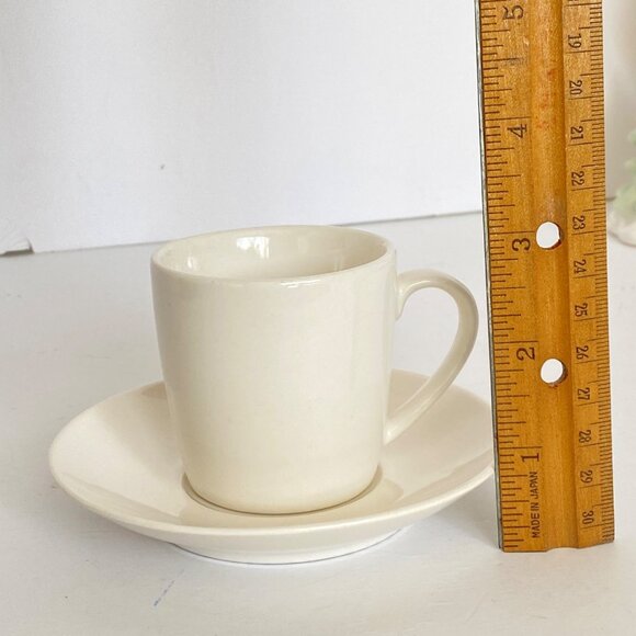 BIA Hand Glazed Espresso Demitasse Cup Saucer Set Microwave Dishwasher Oven Safe - Picture 7 of 7
